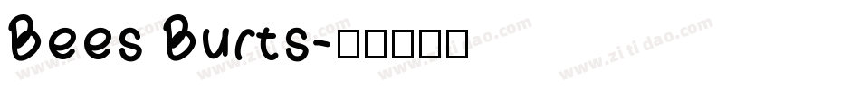 Bees Burts字体转换